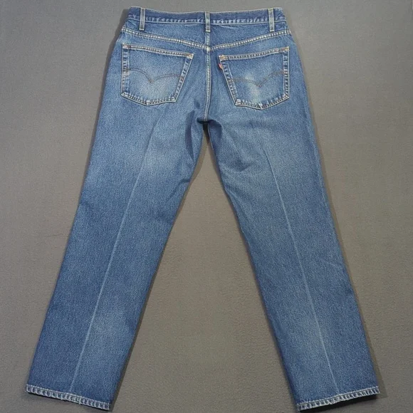 Levi's Vintage Jeans Men's 38x32 Fits 36x32 Blue 505 Regular Fit Straight Leg - Picture 2 of 12